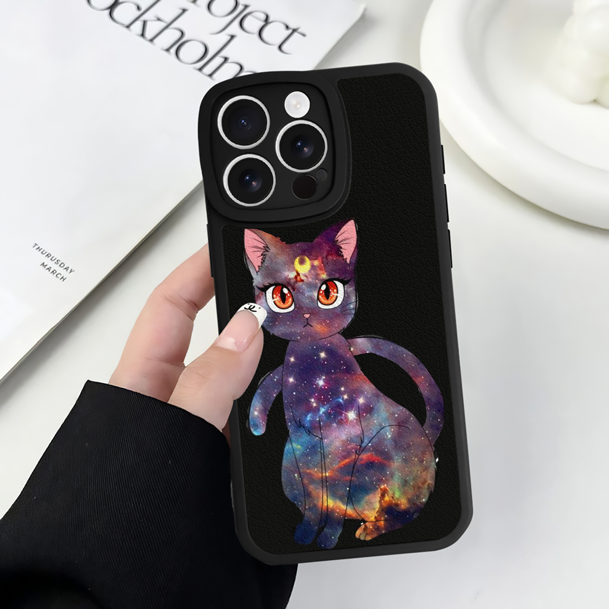（画像用） 美少女戦士セーラームーン Sailor Moon 【iPhone 16シリーズ対応】シリコンスマホケース（レザー調） 材質：シリコン
